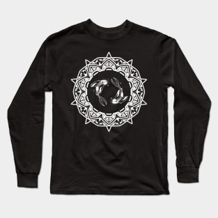 Pisces zodiac design Long Sleeve T-Shirt